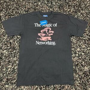 Market Studios Social Network Tee T Shirt Black Men’s Sz M New